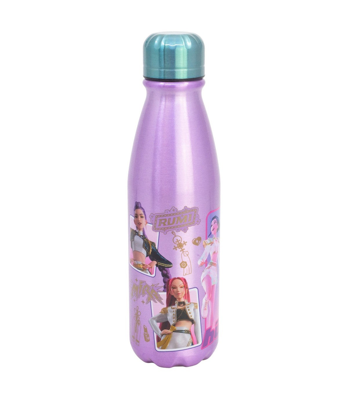 KPop Demon Hunters Kinder Trinkflasche Aluminium Flasche 600 ml für Schule und Freizeit