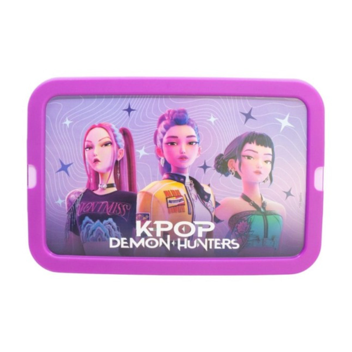 KPop HUNTRIX Violet Aufbewahrungsbox 7 L Ordnungsbox Klickbox für Spielzeug und Zubehör