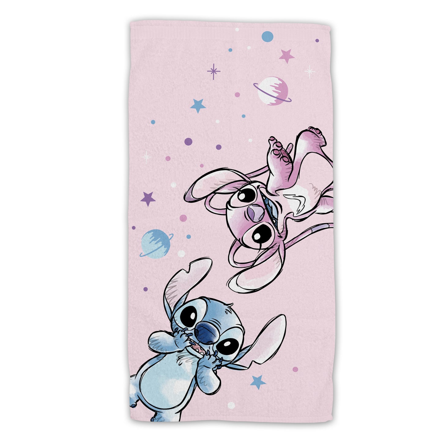 Disney Lilo & Stitch Strandhandtuch – Weiches Polyester-Badetuch 140x70 cm für Kinder