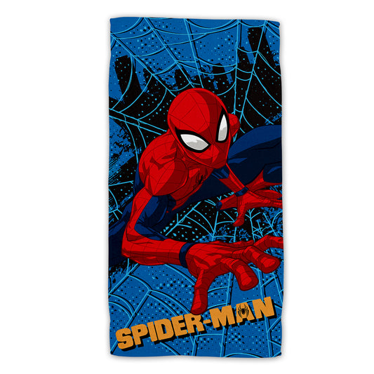 Spiderman Strandhandtuch Weiches Polyester Badetuch 140x70 cm für Kinder