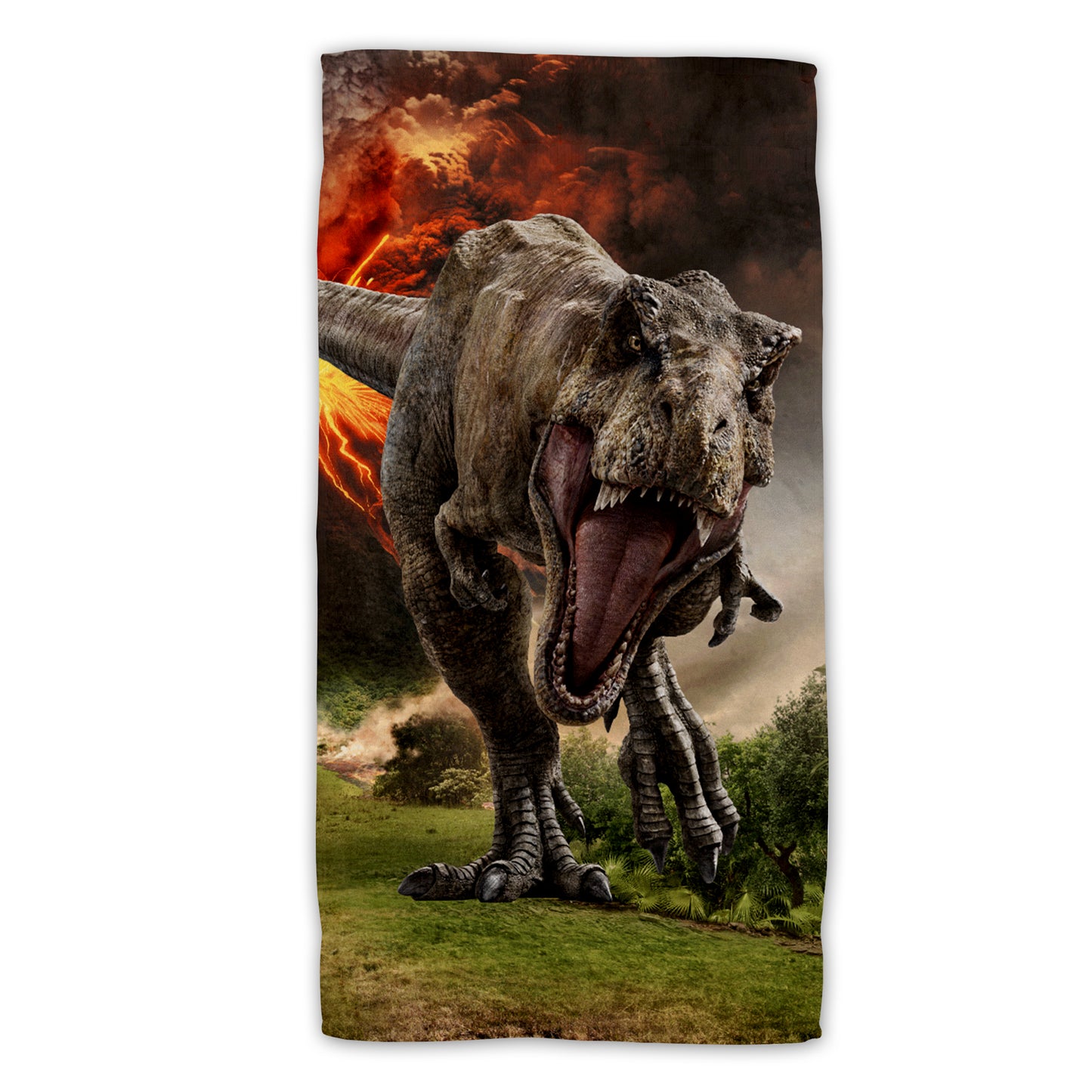 Jurassic World Strandtuch 140x70 cm Baumwolle Badetuch für Strand & Pool