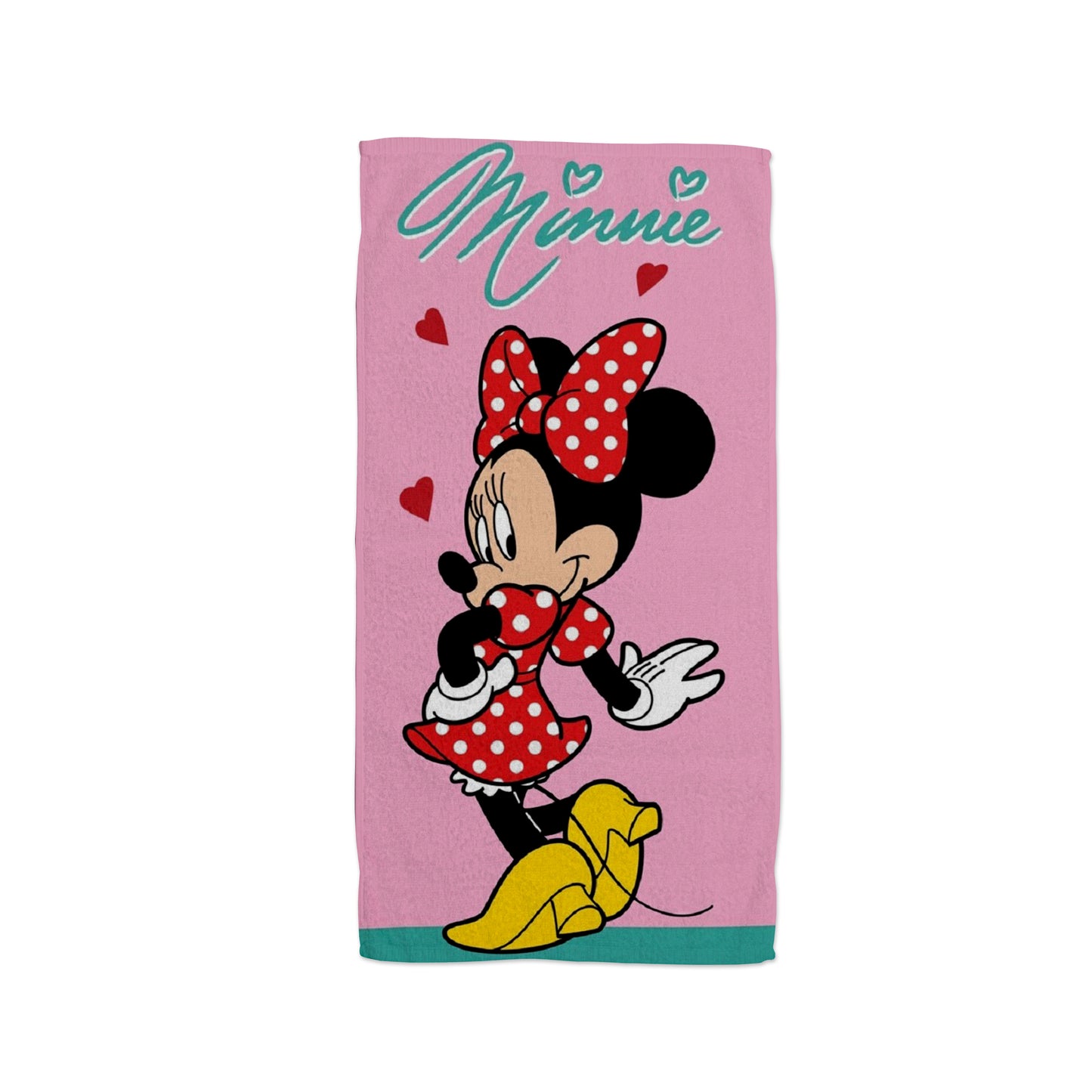 Disney Minnie Mouse Badehandtuch – Hautfreundliches & strapazierfähiges Handtuch 70x140 cm