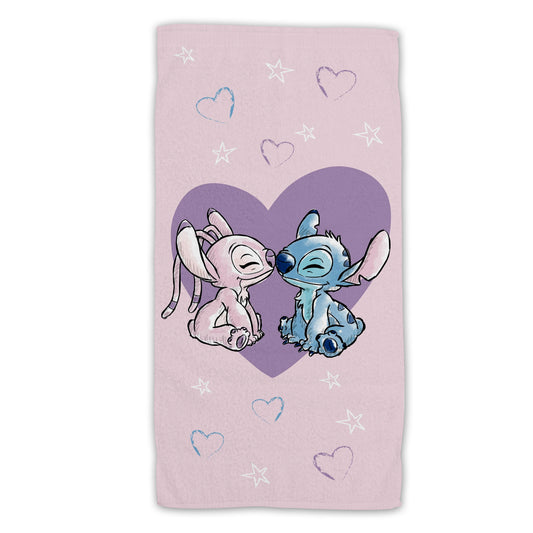 Lilo & Stitch Baumwolle Strandtuch Frottee Badetuch mit Premium Druck, 70x140 cm