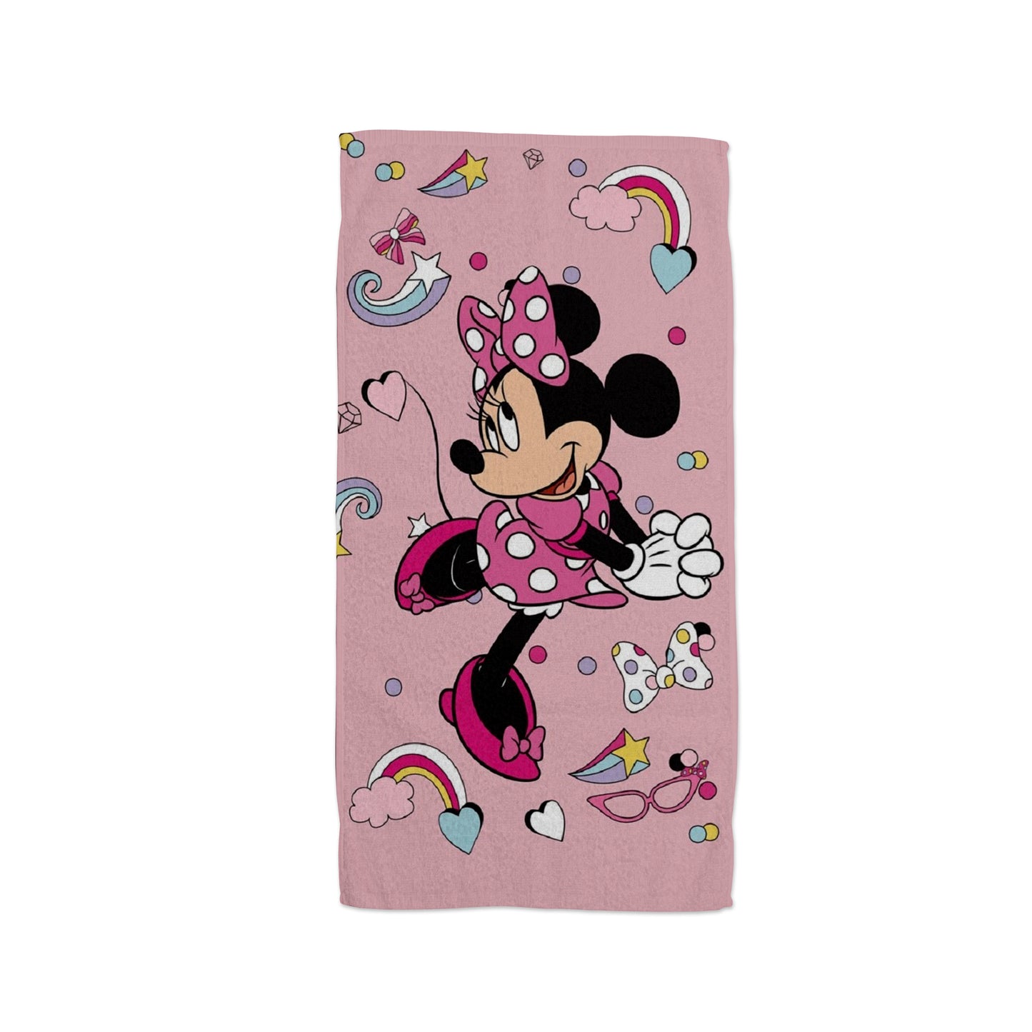 Disney Minnie Mouse Weiches Strandtuch – Saugstarkes Badehandtuch 70x140 cm