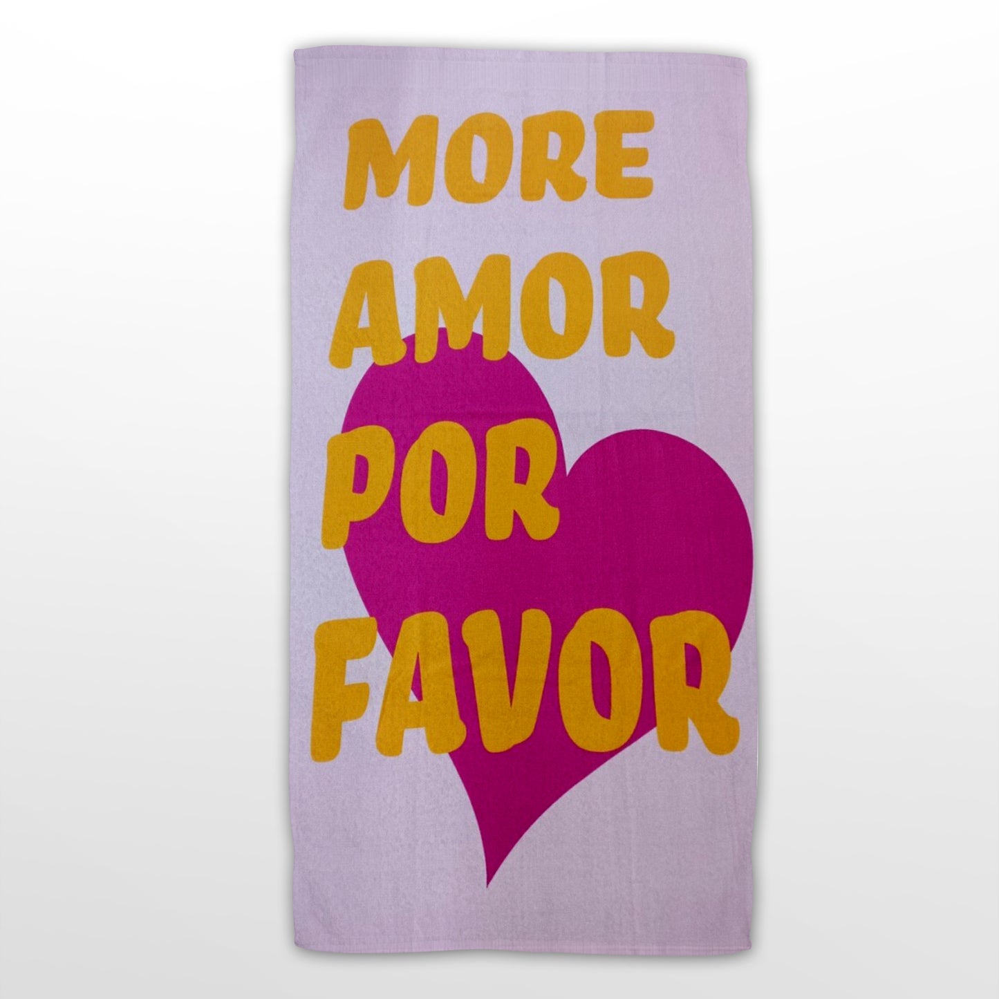 More Amor Por Favor Kinder Strandtuch Badetuch für Strand und Schwimmbad 180x100 cm