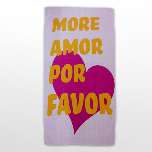 More Amor Por Favor Kinder Strandtuch Badetuch für Strand und Schwimmbad 180x100 cm