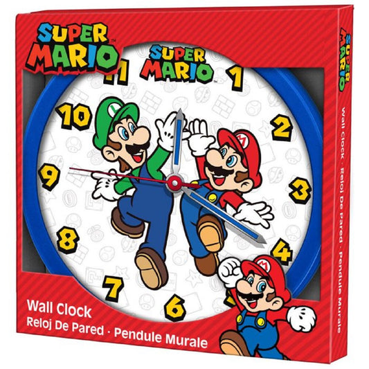 Super Mario analoge Wanduhr ⌀ 25cm: Der Blickfang für jedes Gamer-Zimmer