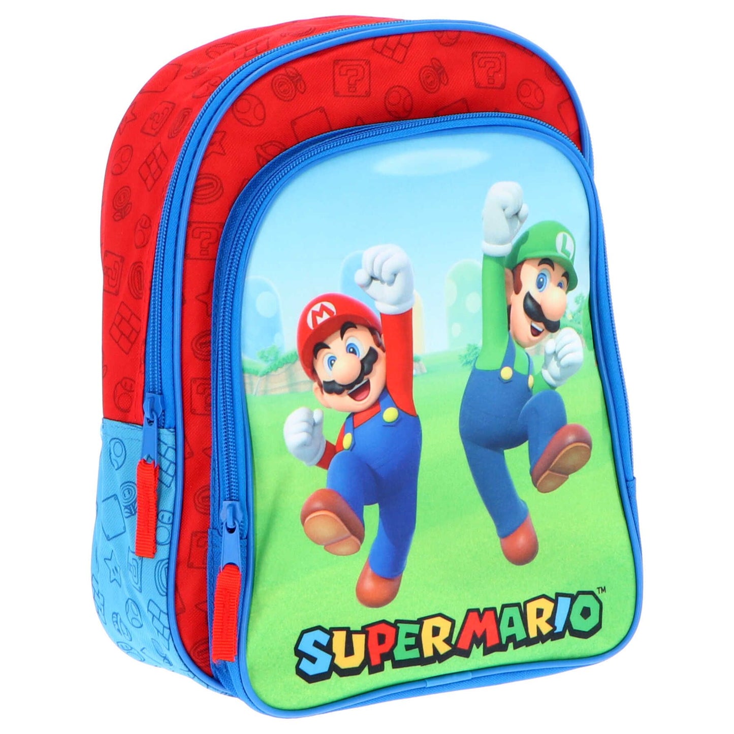 Super Mario Kinder Rucksack leicht pflegeleicht und alltagstauglich