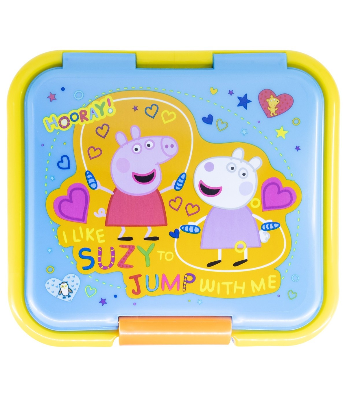 Peppa Pig Lunchbox Kinder Brotdose mit 3 Fächern Pausenbox
