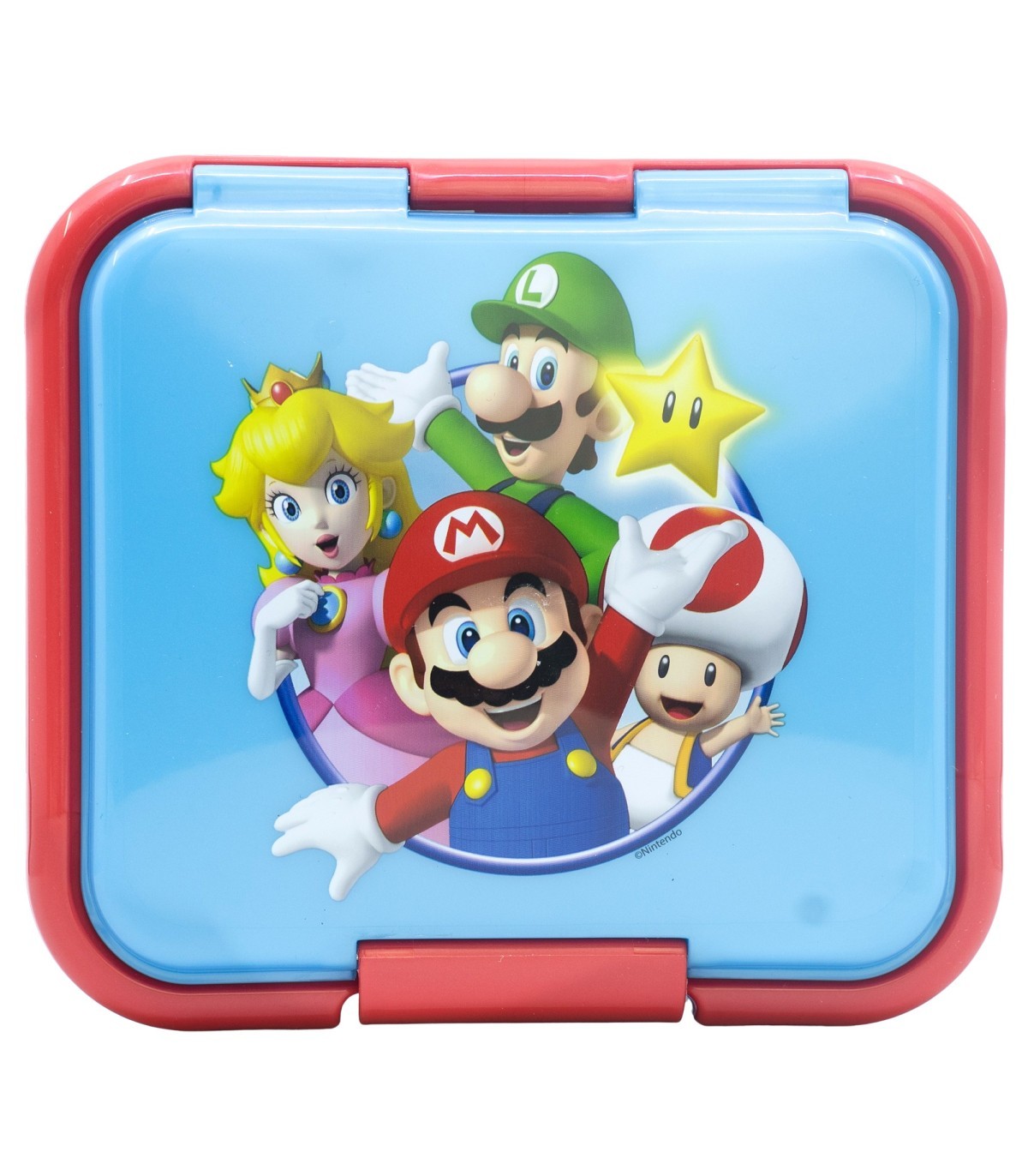 Super Mario Lunchbox Kinder Brotdose mit 3 Fächern Pausenbox