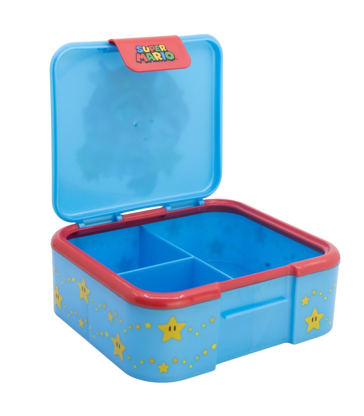 Super Mario Lunchbox Kinder Brotdose mit 3 Fächern Pausenbox