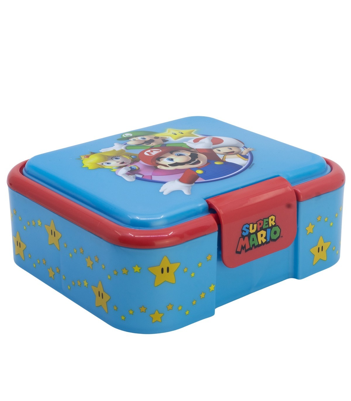 Super Mario Lunchbox Kinder Brotdose mit 3 Fächern Pausenbox