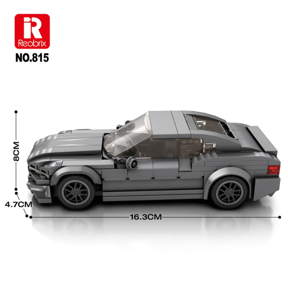 Reobrix 815 Coupé 1:24 Klemmbaustein Auto 369 Teile ab 14