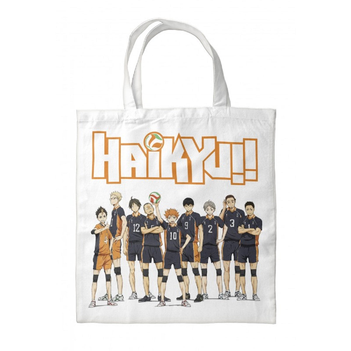 Haikyu!! Stofftasche 40 × 35 cm Tragetasche mit Motiv