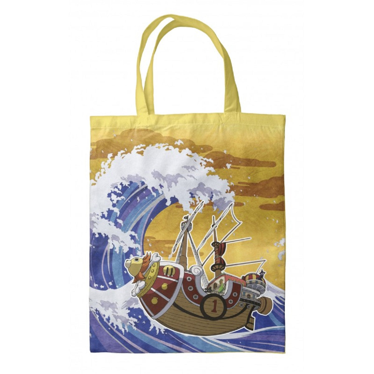 One Piece Shopper aus Baumwolle Stofftasche 40 × 38 cm Tragetasche mit Motiv