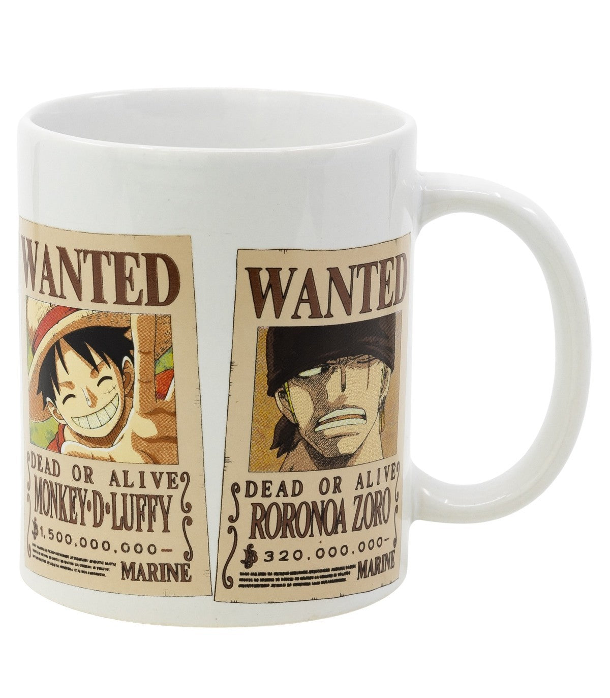 One Piece Becher 325 ml aus Keramik in Geschenkbox für Kaffee Tee und Kakao