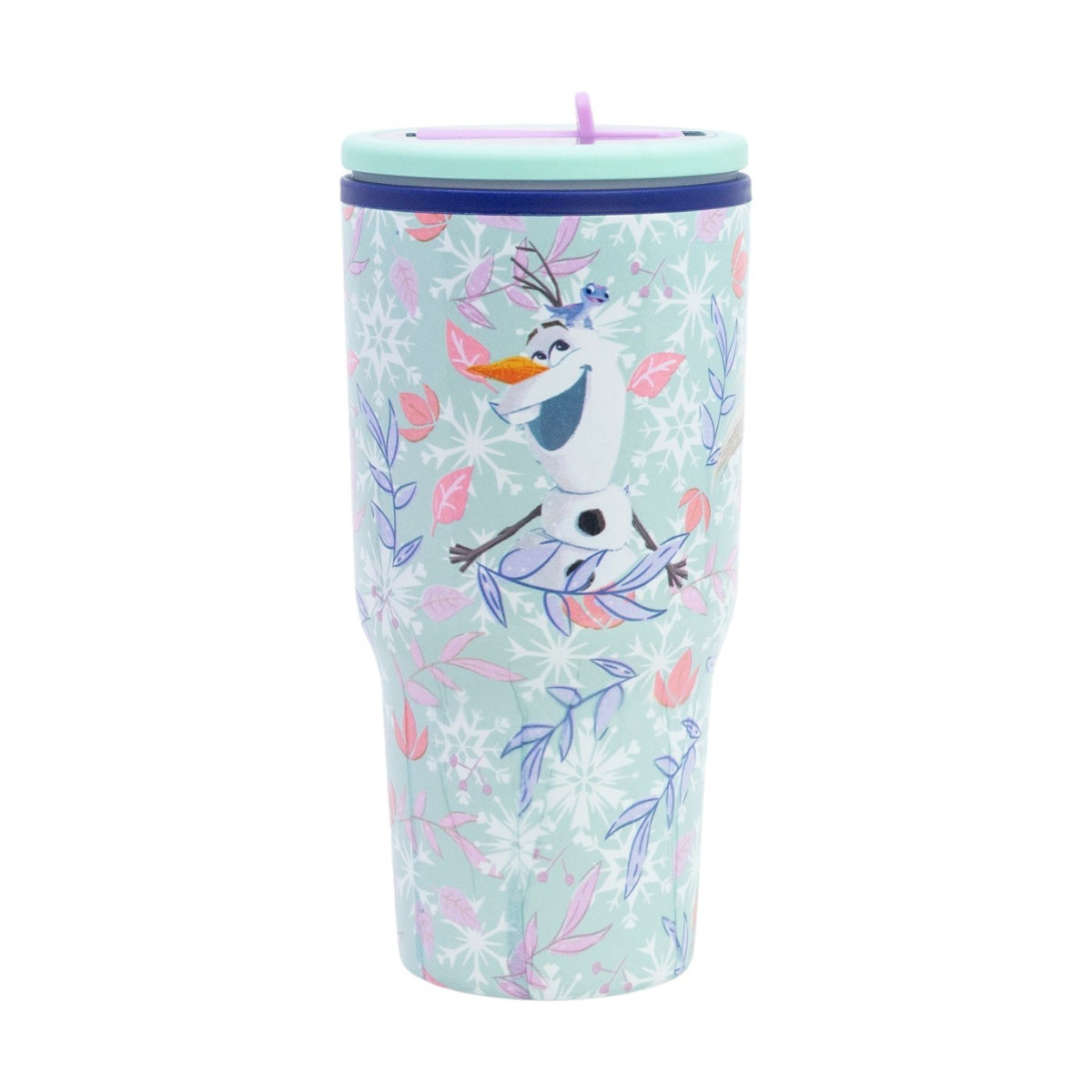 Disney Frozen Thermobecher 640 ml Edelstahl doppelwandiger Trinkbecher mit Trinkhalm