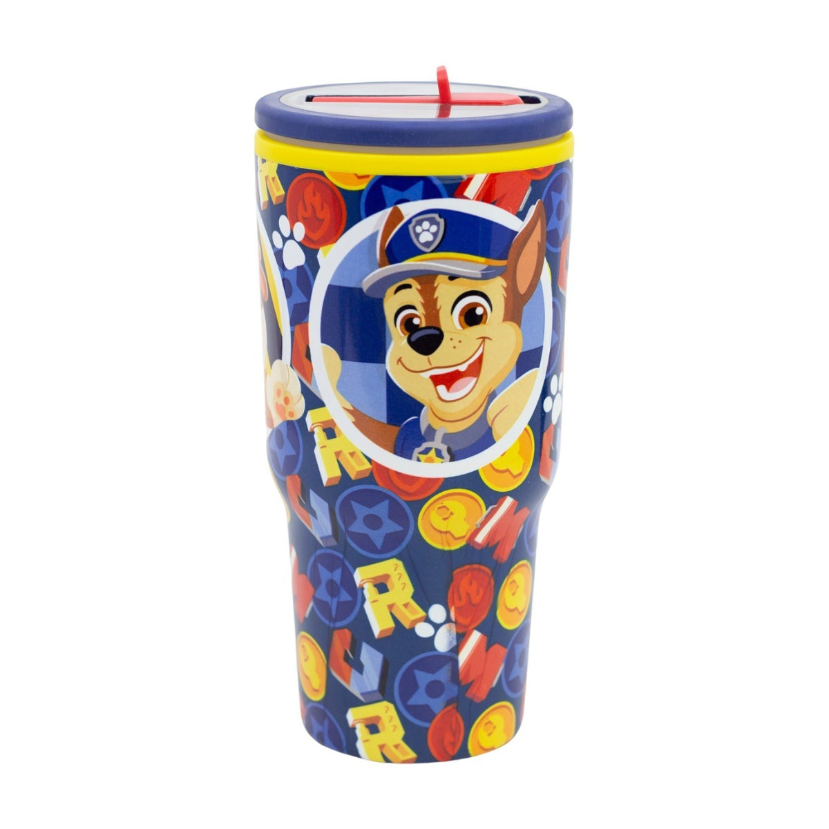 Paw Patrol Thermobecher 640 ml Edelstahl doppelwandiger Trinkbecher mit Trinkhalm