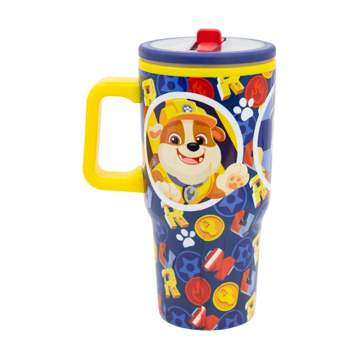 Paw Patrol Thermobecher 640 ml Edelstahl doppelwandiger Trinkbecher mit Trinkhalm
