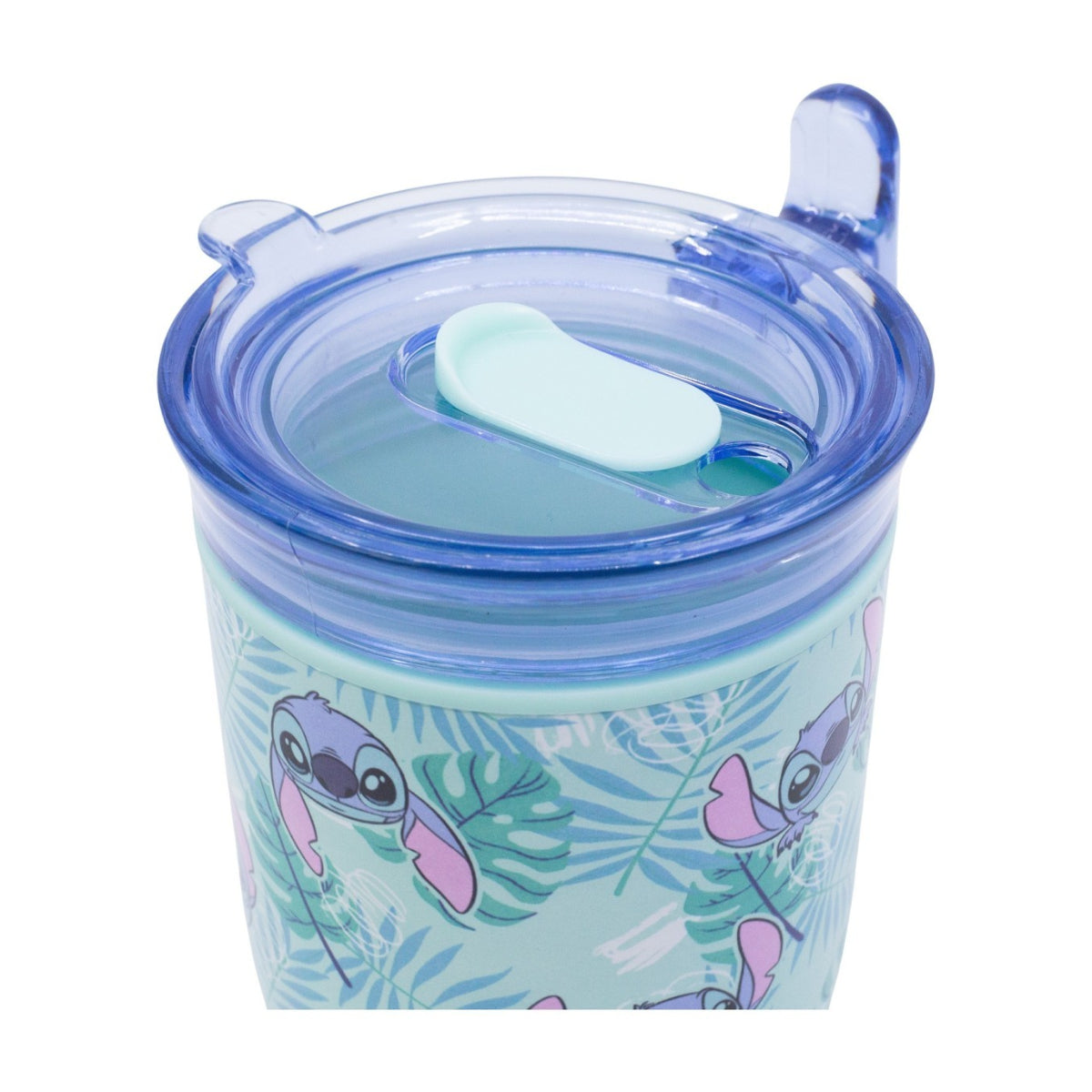 Disney Stitch Aloha Harmony Tasse 470 ml doppelwandig mit Deckel für unterwegs