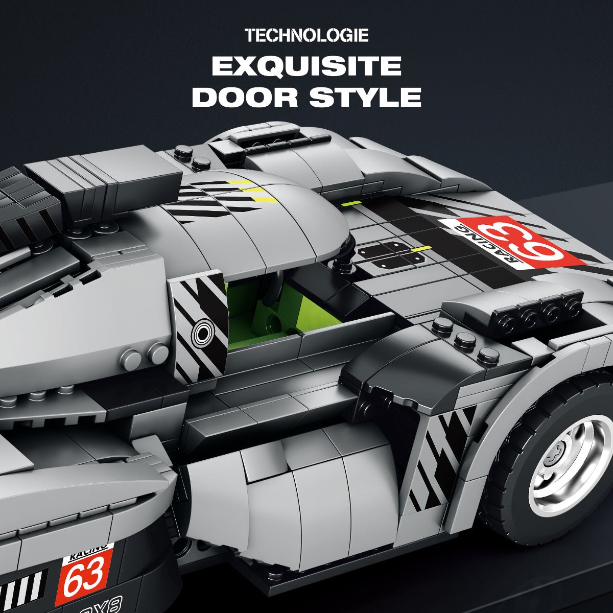 Reobrix 11031 Rennwagen 1:12 Klemmbaustein 1338 Teile ab 14