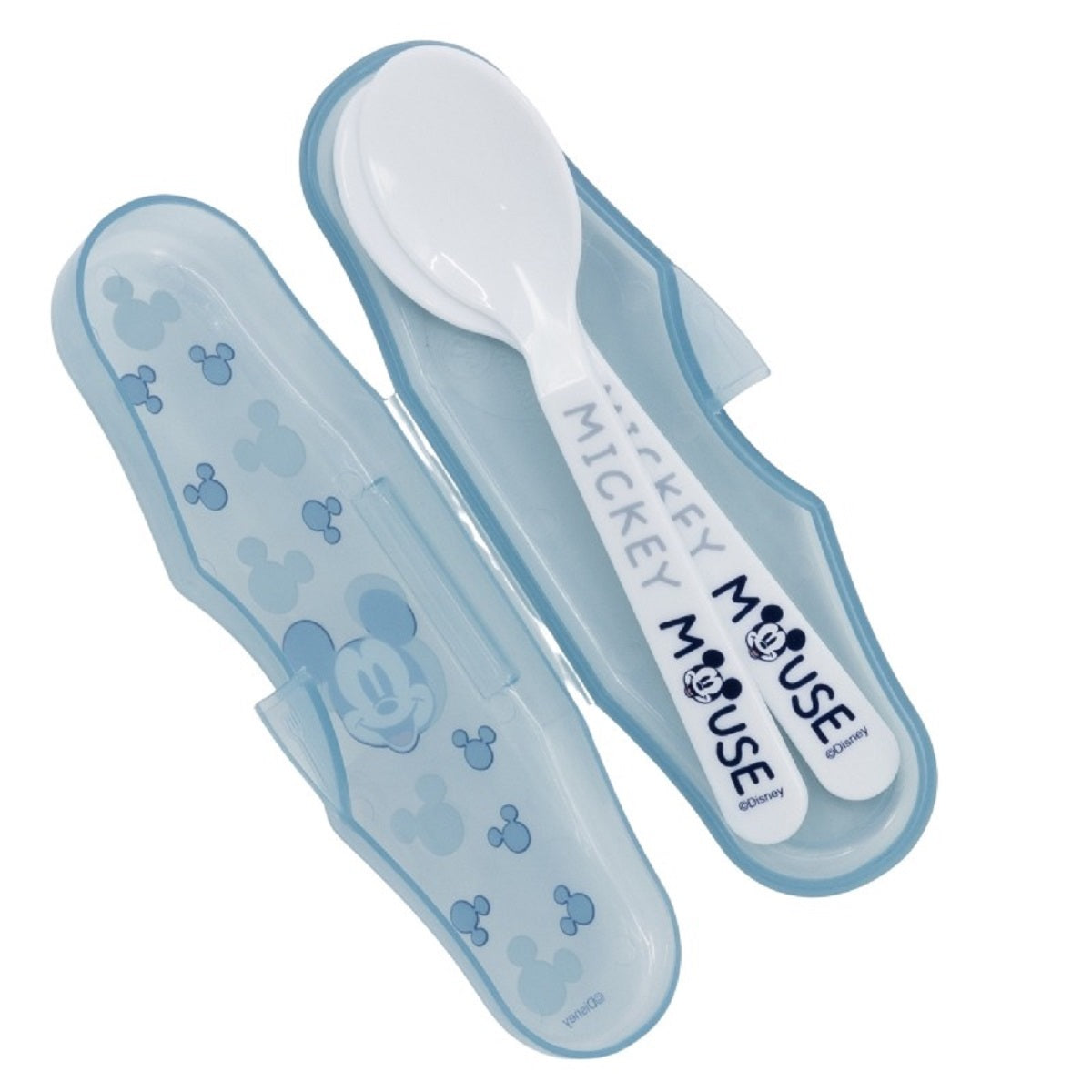 Disney Mickey Mouse Kinderlöffel Set 2-teilig im Reiseetui