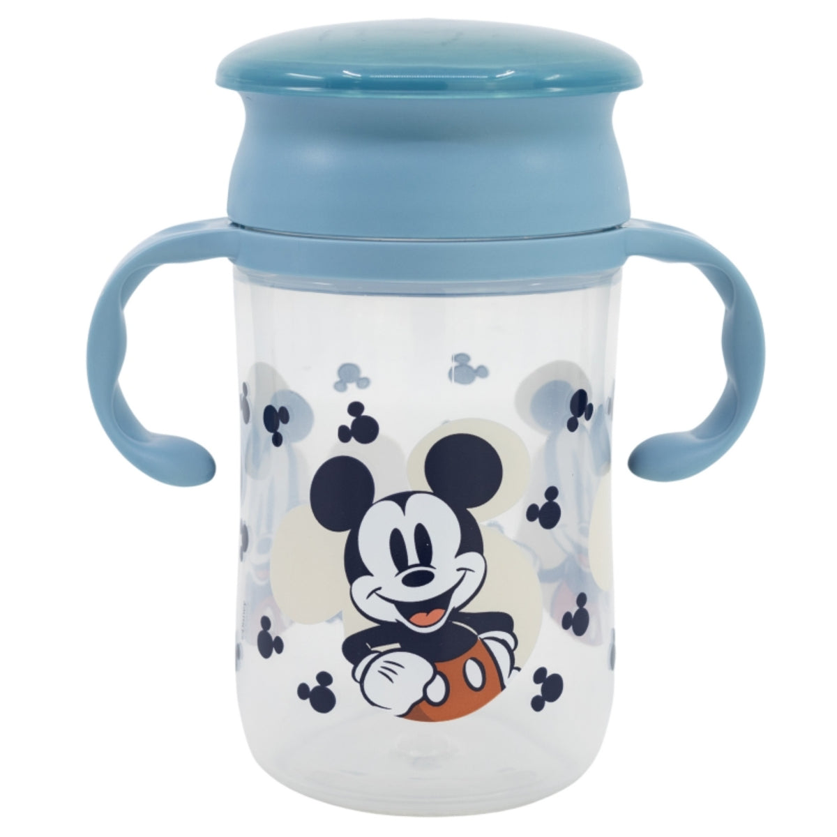 Disney Mickey Mouse Trinklernbecher 395 ml – 360° Becher mit Griffen und Deckel