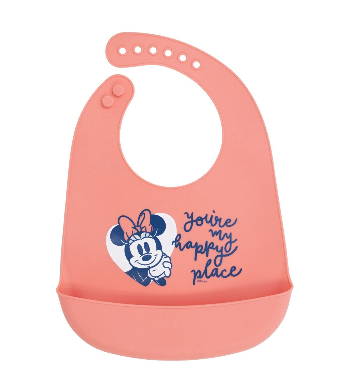 Disney Minnie Mouse Kleinkind Lätzchen Silikon Essschutz Full of Smiles
