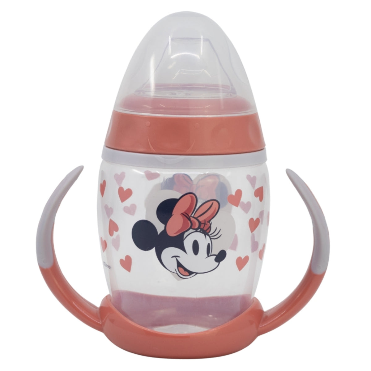 Disney Minnie Mouse Trinklernbecher 270 ml – Kinderbecher mit weichem Silikonaufsatz