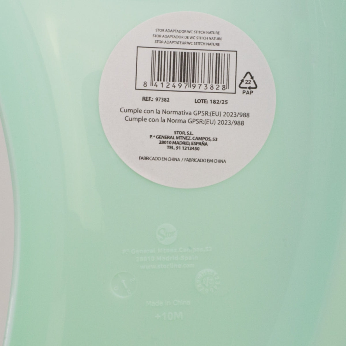 Disney Stitch Nature Kindertoilettensitz mit rutschfester Passform