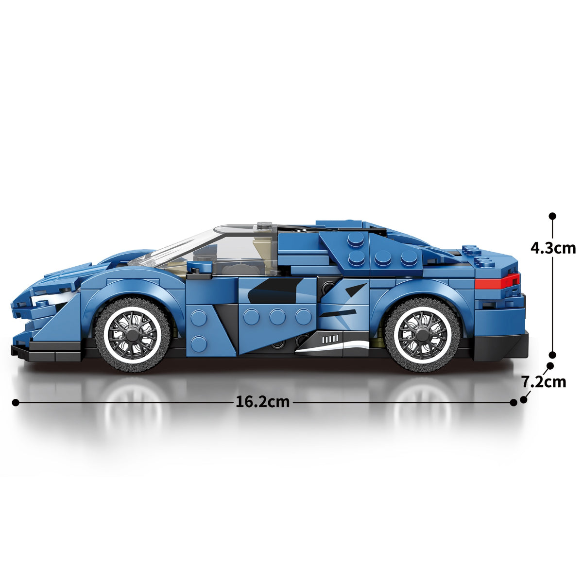 Reobrix 805 Rennwagen 1:24 Klemmbaustein Auto 320 Teile ab 14