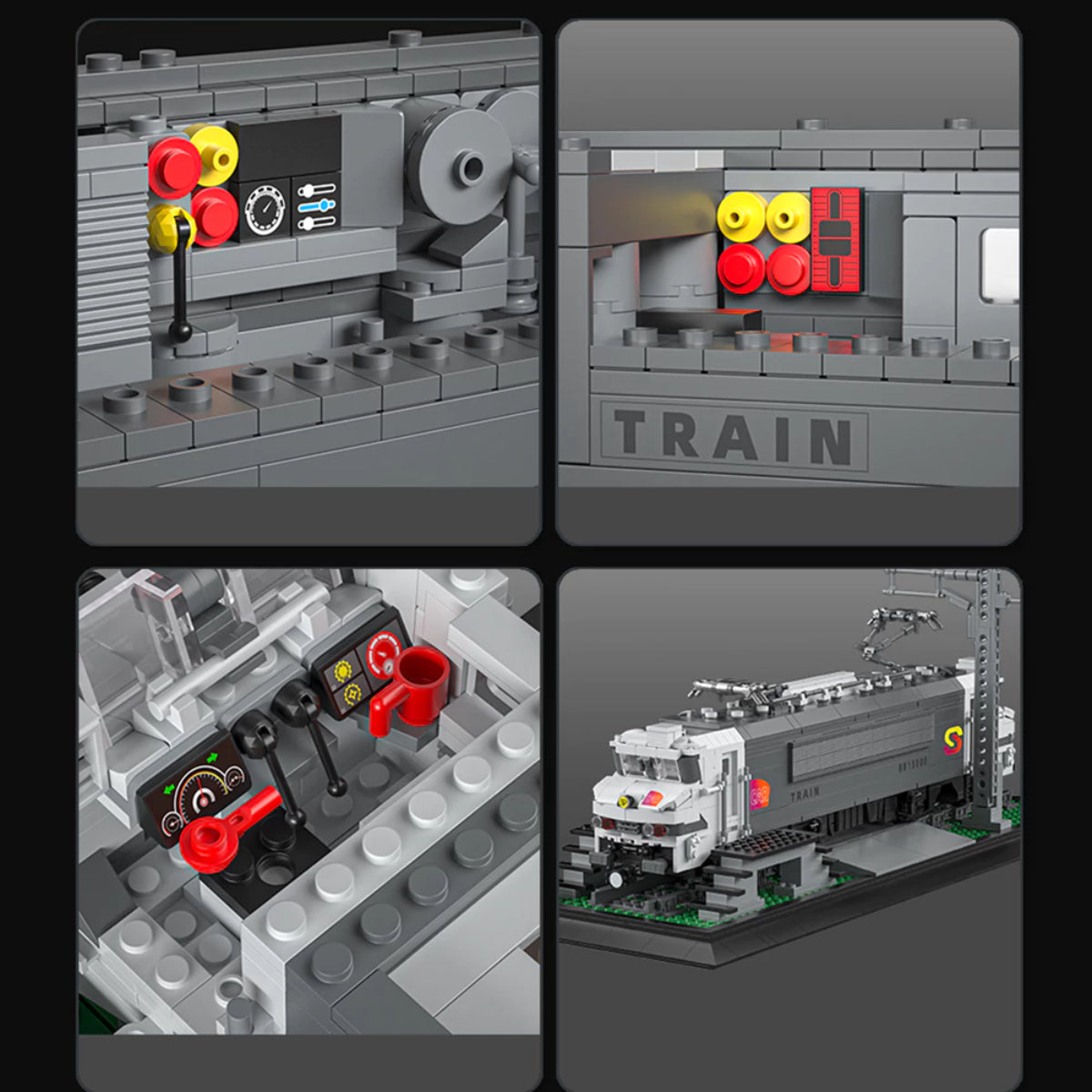 Reobrix 66803 Elektrolokomotive Klemmbaustein 2052 Teile ab 14