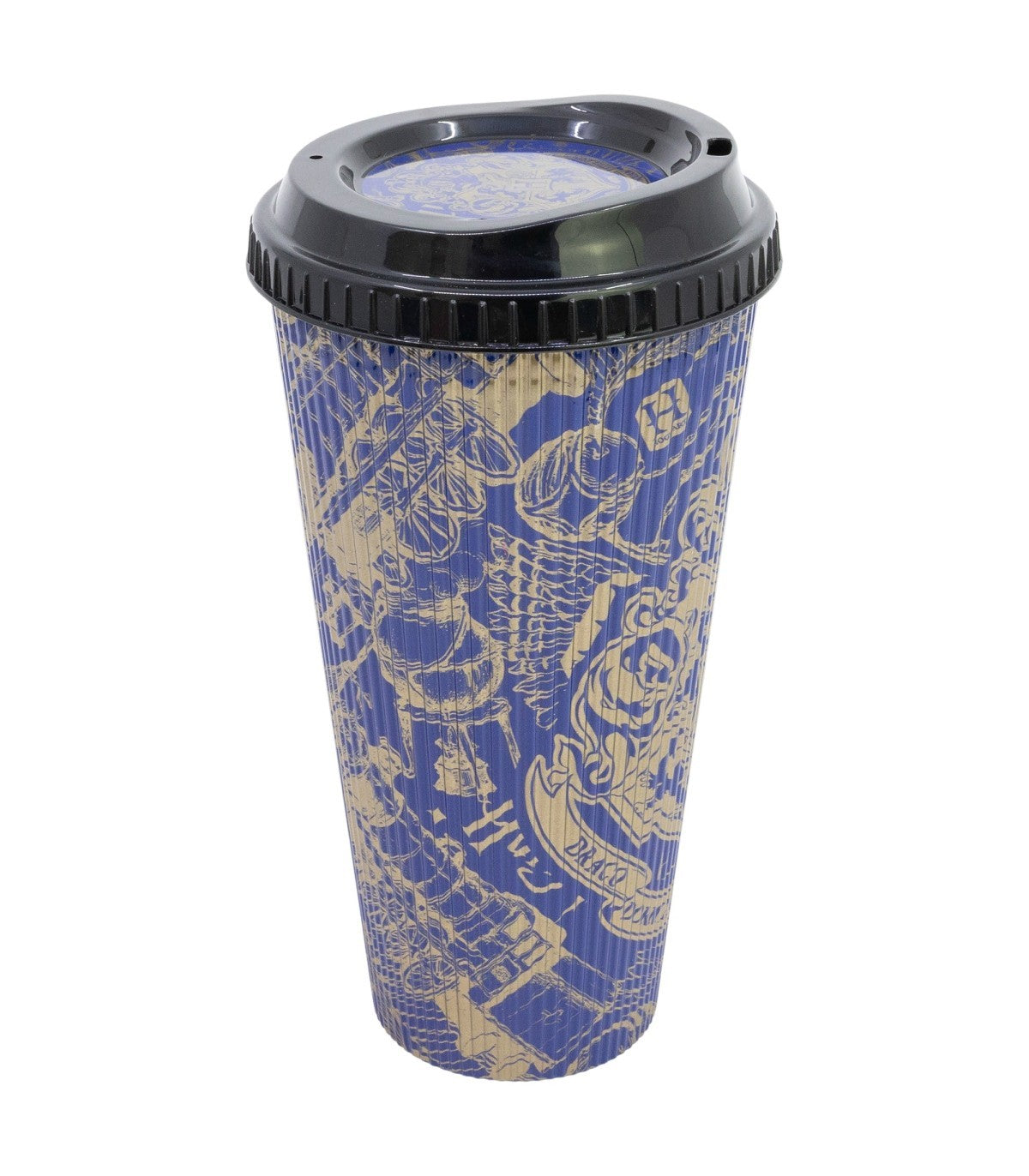 Harry Potter Trinkbecher 790 ml mit strukturierter Oberfläche und Deckel für unterwegs