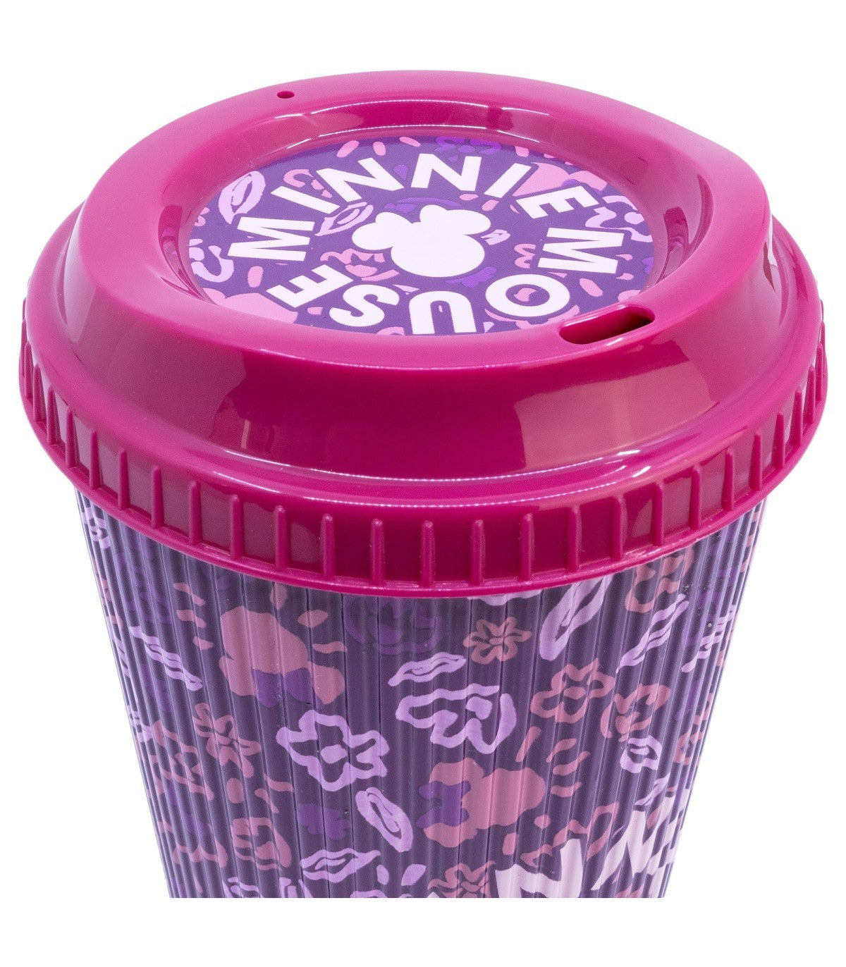 Disney Minnie Mouse Golden Treasure Trinkbecher 790 ml mit strukturierter Oberfläche und Deckel für unterwegs