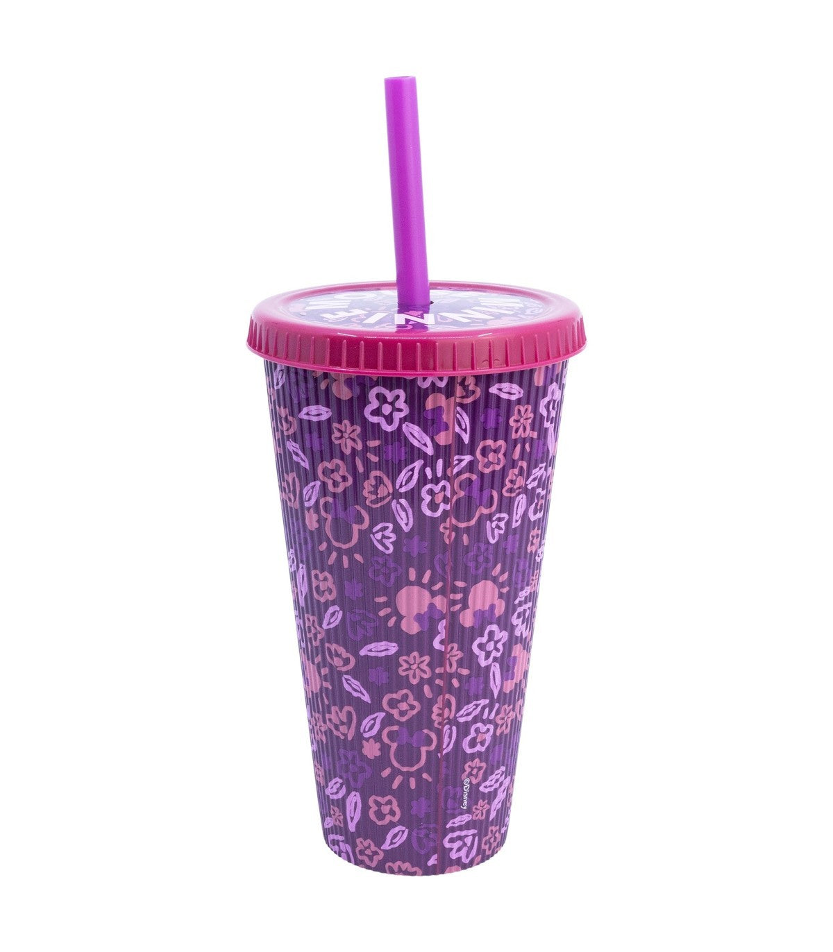 Disney Minnie Mouse Golden Treasure Trinkbecher 790 ml mit strukturierter Oberfläche und Deckel für unterwegs