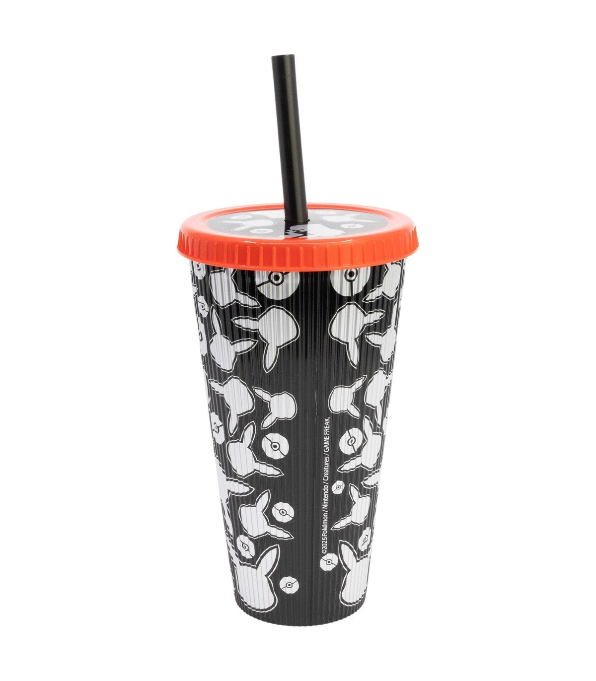 Pokémon Trinkbecher 790 ml To Go Becher mit Strohhalm für Getränke unterwegs