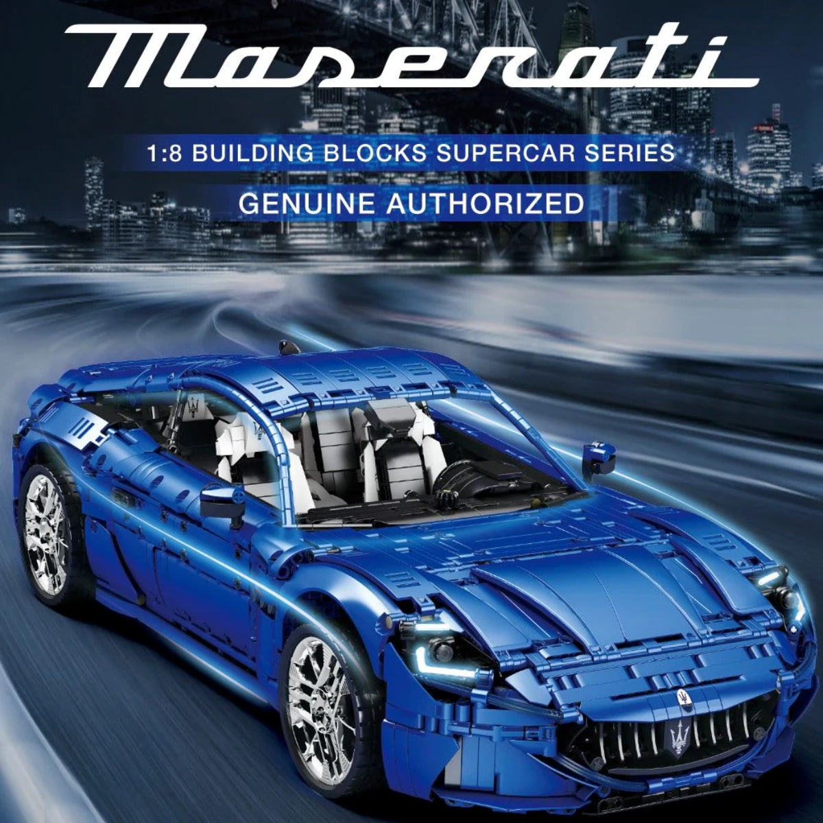 Reobrix 11010 Maserati GranTurismo 2024 Klemmbaustein Sportwagen 5480 Teile