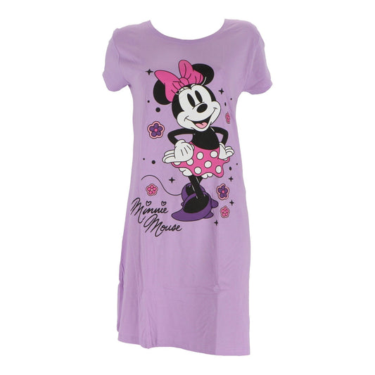 Disney Minnie Mouse Mädchen Nachthemd – Niedliches Disney Design, atmungsaktiv, 100% Baumwolle