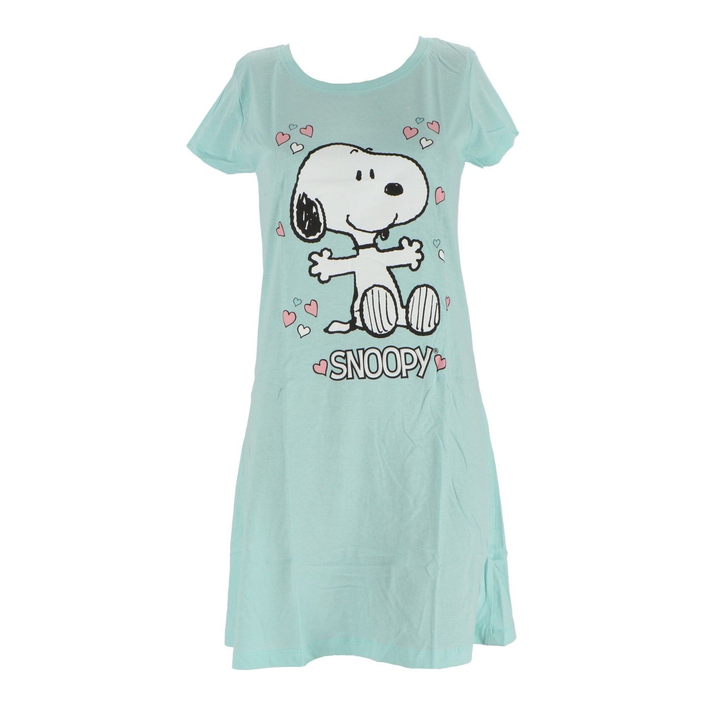 Snoopy Mädchen Nachthemd Weiche Material, Langer Schnitt, Ideal für den Sommer