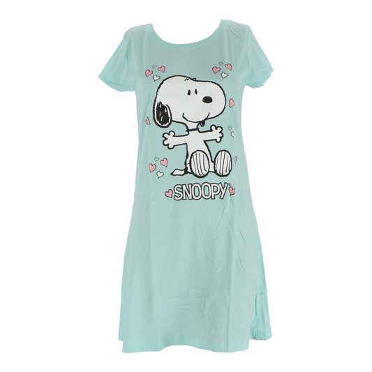 Snoopy Mädchen Nachthemd Weiche Material, Langer Schnitt, Ideal für den Sommer