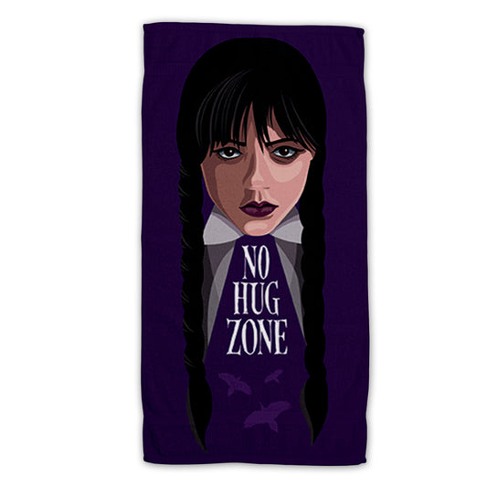 Wednesday No hug Baumwolle Strandtuch Frottee Badetuch mit Premium Druck, 70x140 cm