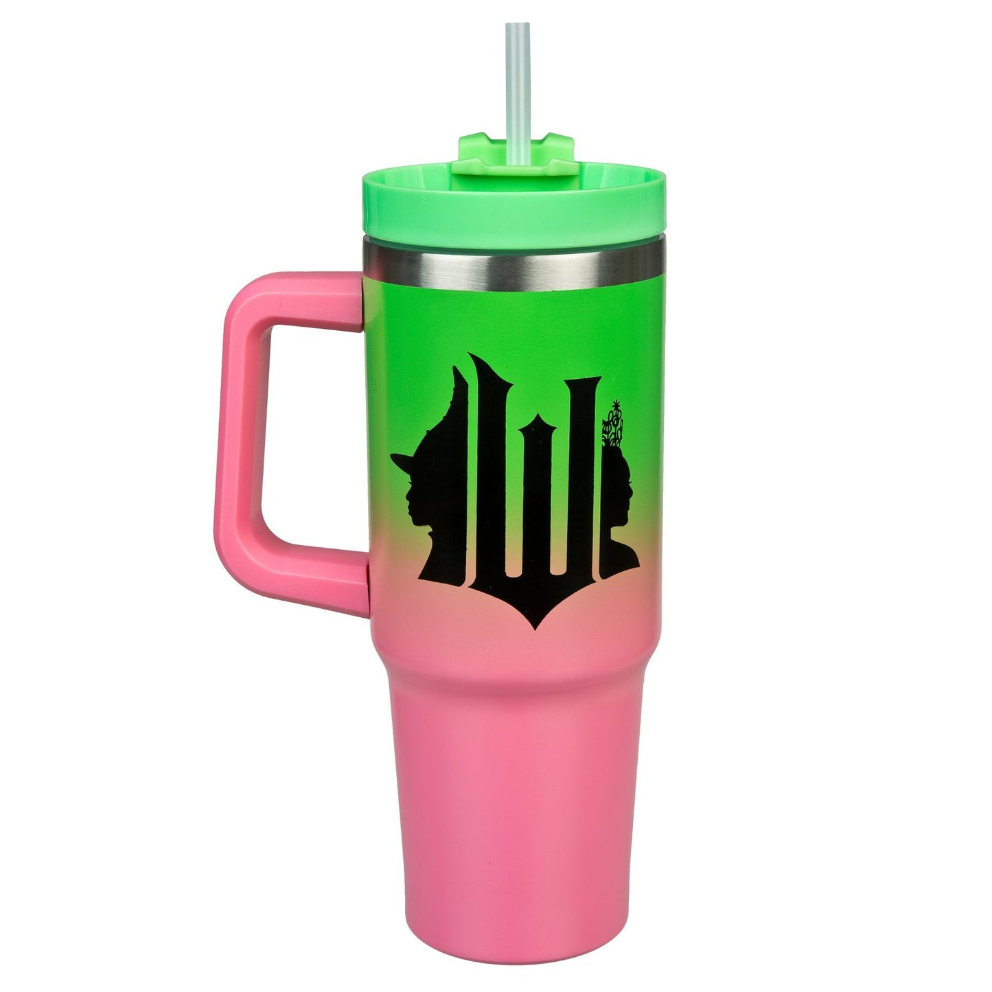 Wicked Kinder Trinkflasche 880 ml auslaufsicher mit integriertem Trinkhalm