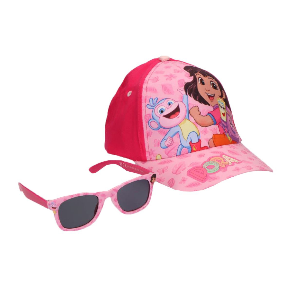 Dora la Exploradora Kinder Kappe und Sonnenbrille Set für Freizeit