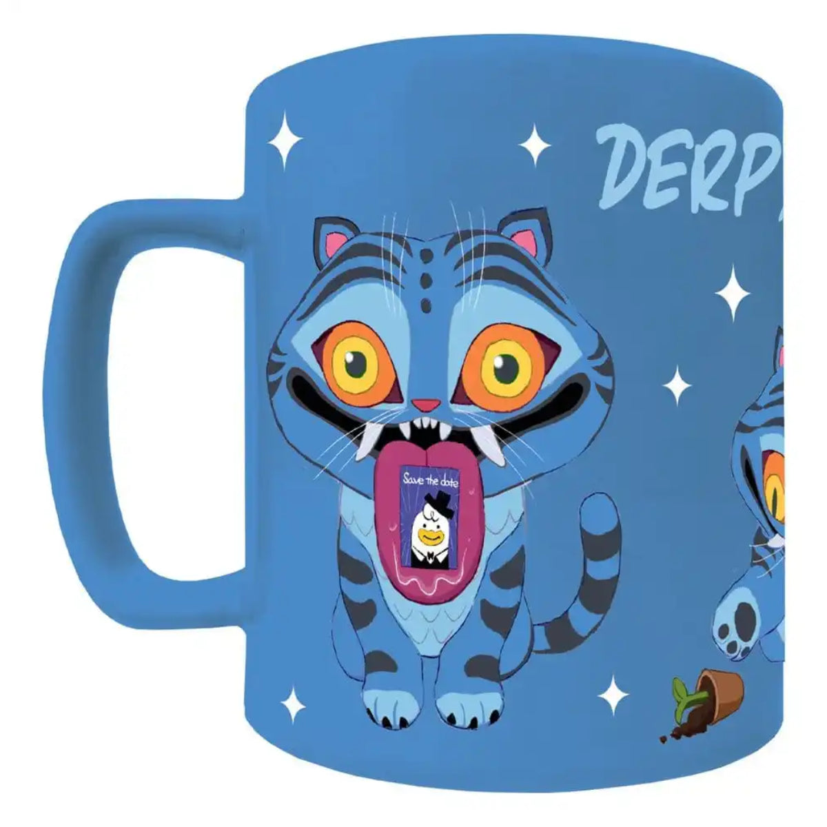 K-Pop Demon Hunters Derpy Becher mit weicher Hülle für Getränke Alltag und Freizeit