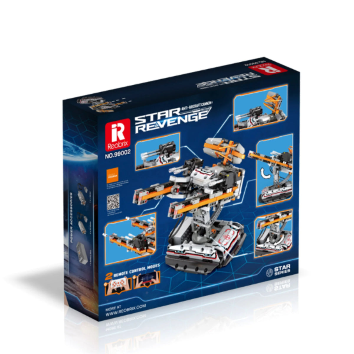 Reobrix 99002 Abwehrgeschütz Klemmbaustein RC Modell 850 Teile ab 14