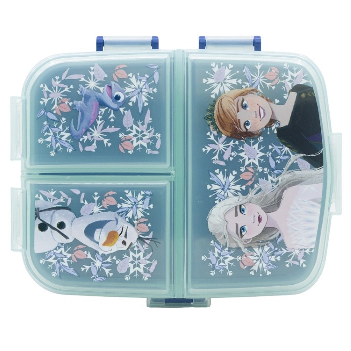 Disney Frozen Kinder Brotdose XL – Lunchbox mit 3 Fächern & tollem Design