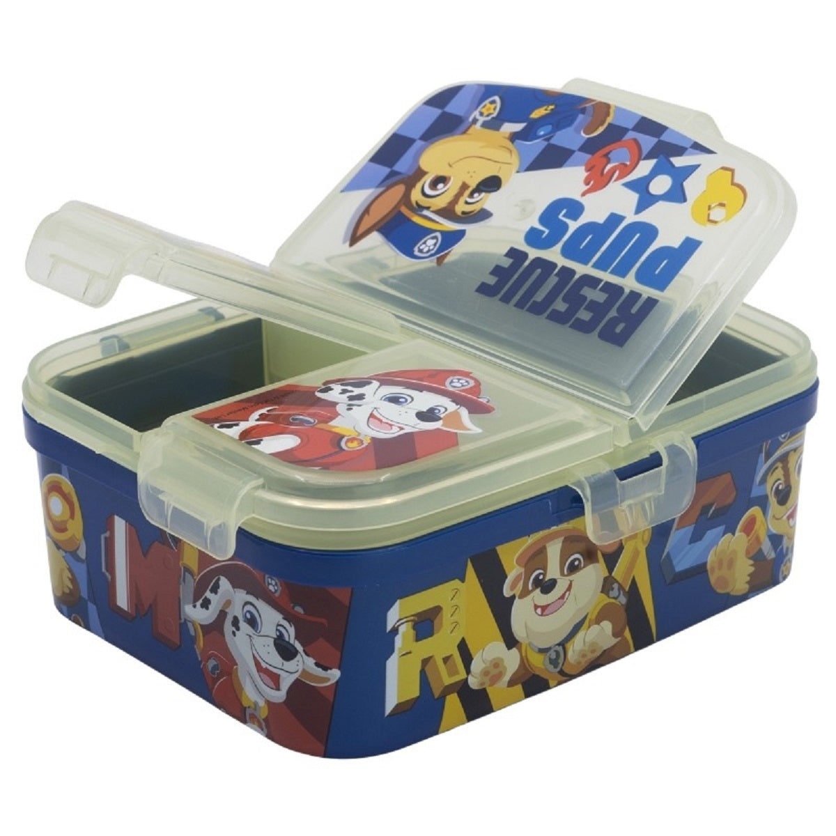 Paw Patrol Kinder Brotdose XL Lunchbox mit 3 Fächern & tollem Design
