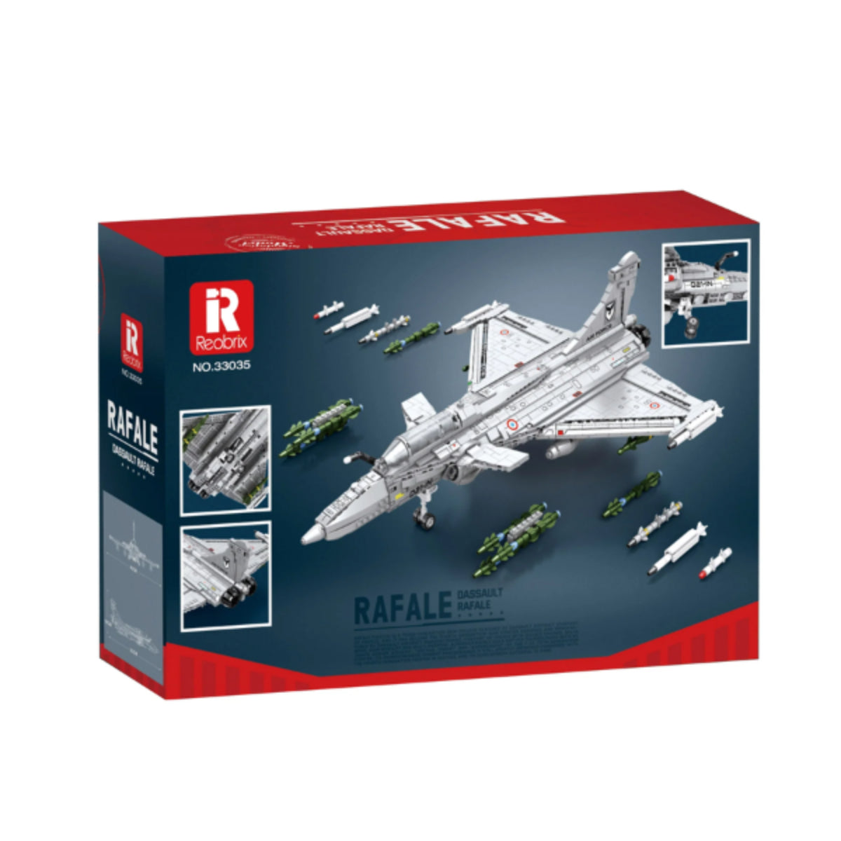 Reobrix 33035 Kampfjet Klemmbaustein Flugzeug 2099 Teile ab 14