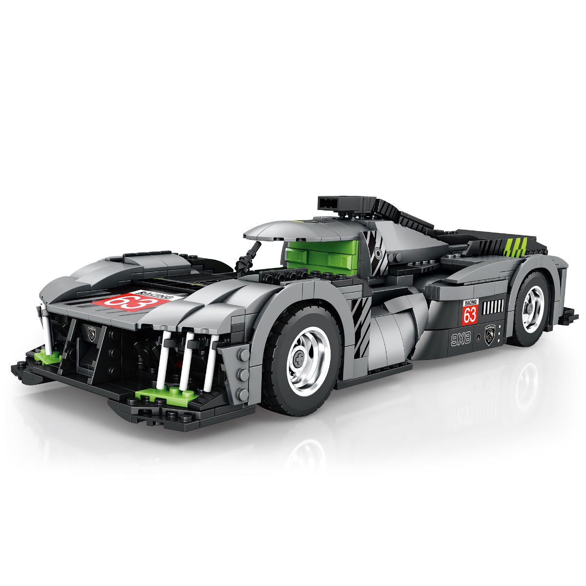 Reobrix 11031 Rennwagen 1:12 Klemmbaustein 1338 Teile ab 14