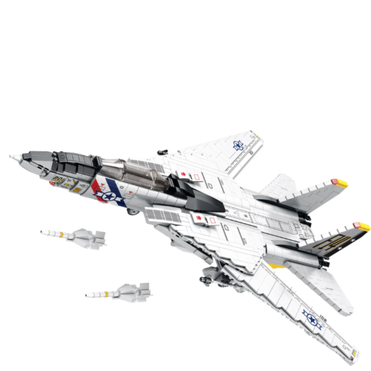 Reobrix 33032 Kampfjet Klemmbaustein 1600 Teile 66 cm ab 14